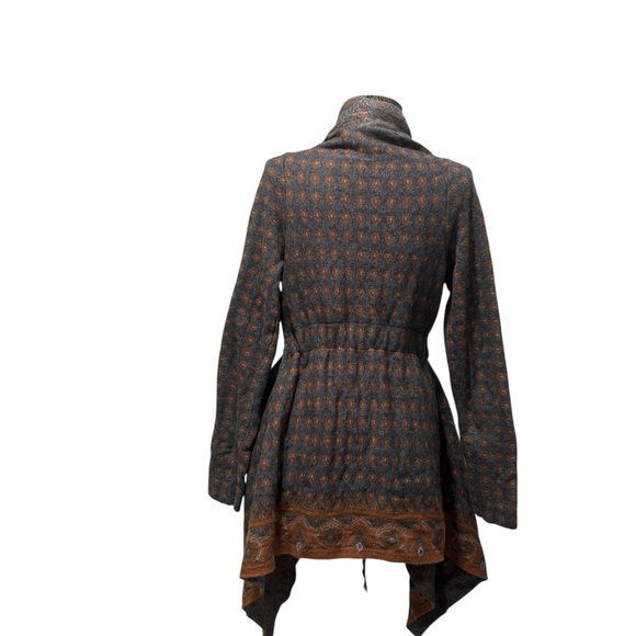 Anthropologie Field Flower boho long Cardigan sweater size M - Picture 4 of 9